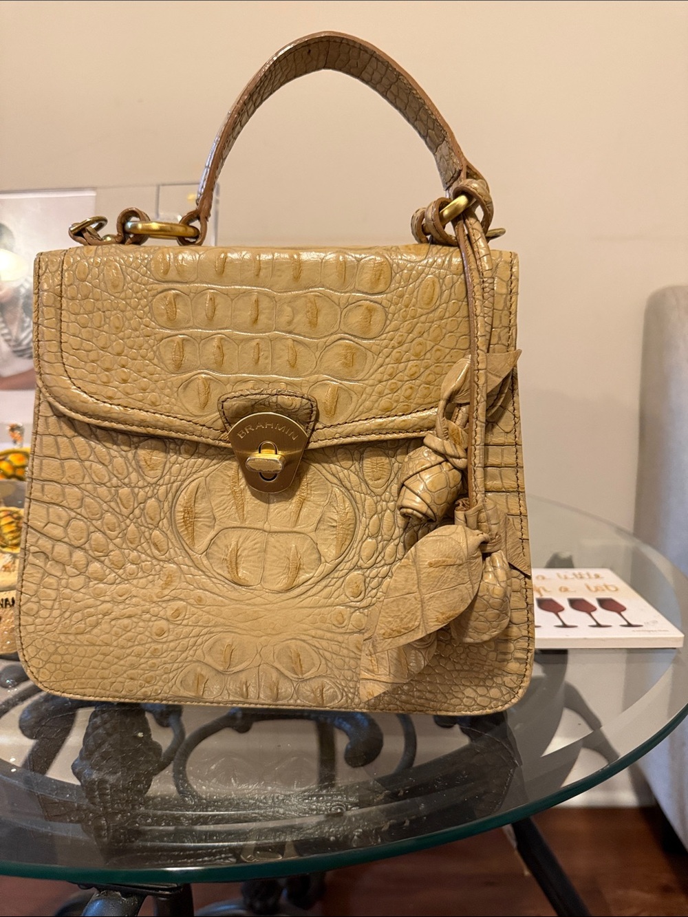 Brahmin Vittoria Rose Satchel